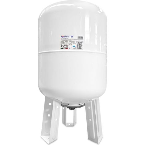Vaso multifunzione per riscaldamento e sanitario da 80 litri con membrana intercambiabile e controflangia zincata, filetto da 1"
