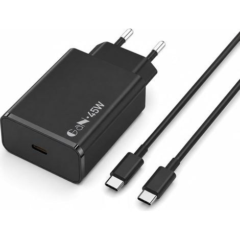 Chargeur Rapide USB C 45W pour Samsung S25/S24/S26 avec Câble 2M (1/5)