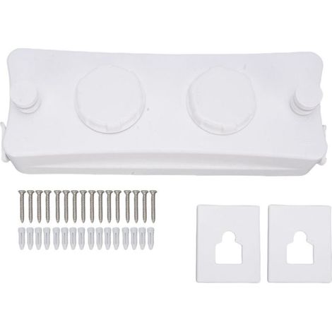 Online Store Étendoir à linge d'intérieur rétractable en aluminium pour balcon (blanc) (1/4)