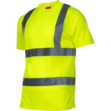 Warn-T-Shirt, gelb, "S", CE, lahti