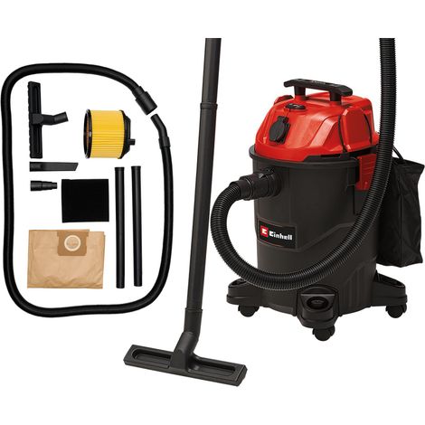 Einhell Aspirateur eaux et poussières TC-VC 1825 A (1 250 W, cuve de 25 L, capacité d’aspiration de 180 mbar) Livré avec buses, filtres et sac (1/5)
