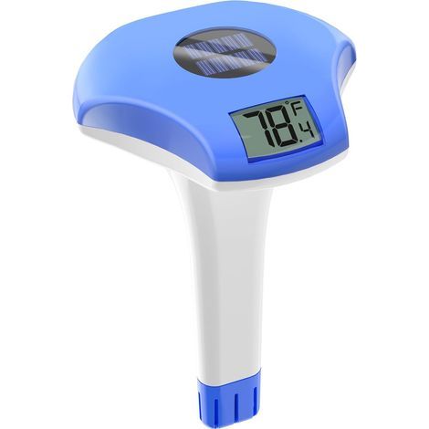Baldr Solaire Thermometre Piscine Flottant, avec LCD Grand Écran Numérique Facile à Lire, Étanchéité IPX8 et est Économe en Énergie. Pour Piscines, bain de glace, Jacuzzis (1/5)