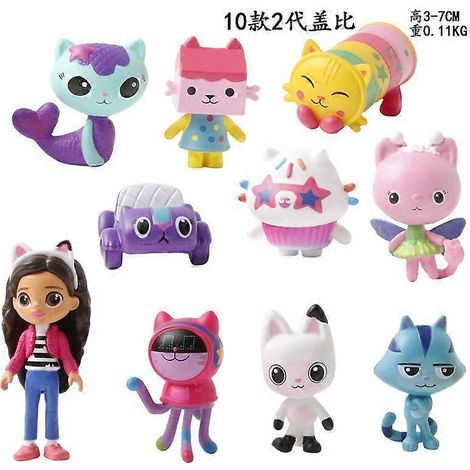 Maison de poupée Gabby, maquettes de jouets, décorations de dessin animé