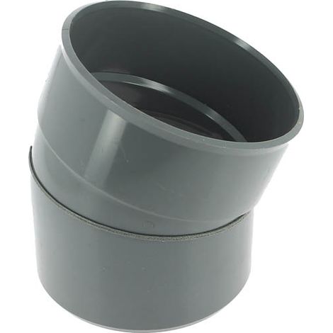 NICOLL Coude 20° PVC évacuation Mâle Femelle Ø160