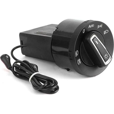 Commutateur De Phare Auto - Capteur De Lumiere Integre - Pour Voitures Volkswagen Seat Bora Mk4 B5 9N - 1 Piece (1/4)