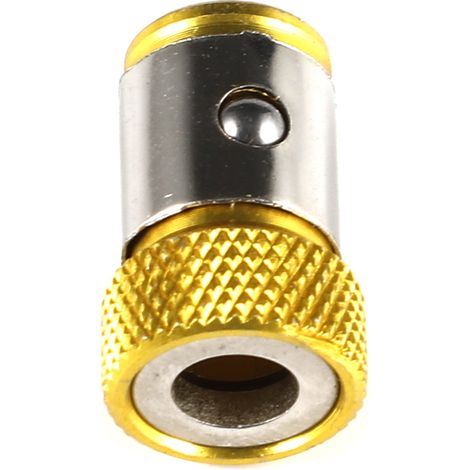 Jeu de 24 embouts de tournevis 15mm avec aimant, douille 1/4" à anneau magnétique, tête métallique à dispositif magnétique pour vissage précis (1/5)
