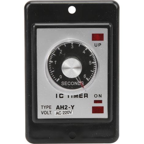 AH2‑Y Temporisateur Mini 60M 8 Broches avec Coque ABS pour Automatisation 24VDC (1/5)