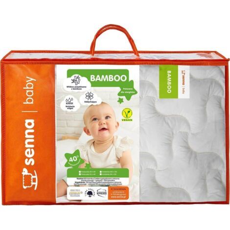 QORVA-no-name BAMBOO Baby literie blanche douce antibactérienne (1/3)