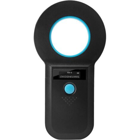 Scanner pour Micro puces Animaux domestiques, 134.2KHz Lecteur de Puce pour Animaux, Support pour lecteurs RFID pour ISO 11784/11785, FDX-B (1/4)