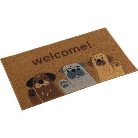 FELPUDO WELCOME PERROS (1/2)