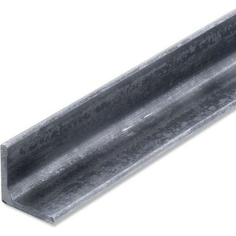 Cornière Inégale Acier Zingué, L.1 M X L.4.35 Cm X H.2.35 Cm