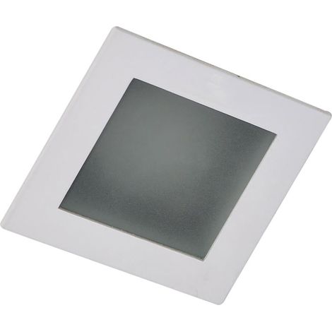 Spot encastré Italux Anselmo blanc carré MR16 35W