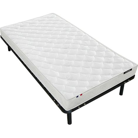 Set rete con doghe + materasso in schiuma ZEUS di YSMÉE - 15 cm sp. - 90 x 200 cm