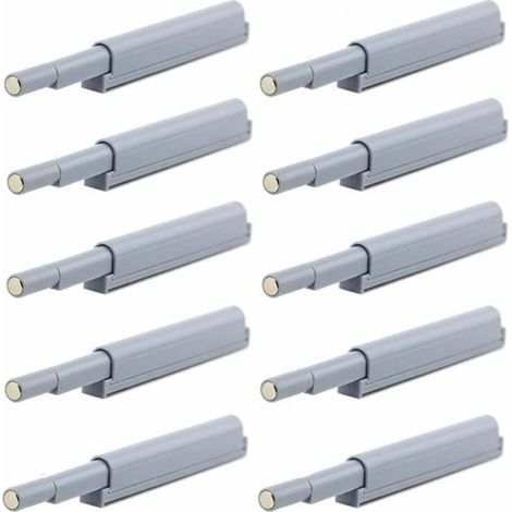 Appuyez pour ouvrir magnétique loquets Fermetures magnétiques push-open ouvre et ferme la porte avec une simple pression (10 pièces) (1/4)