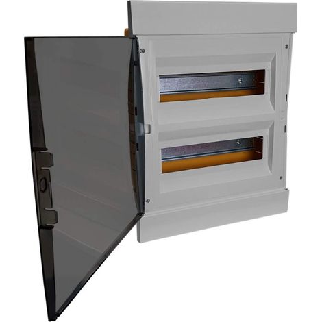 Centralino Da Parete Da Interno 12/26 Moduli IP40 Grigio Marlanvil 970.24