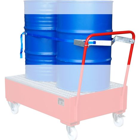 Bauer Südlohn Support de fût avec sangle pour 2 x 200 litres fûts