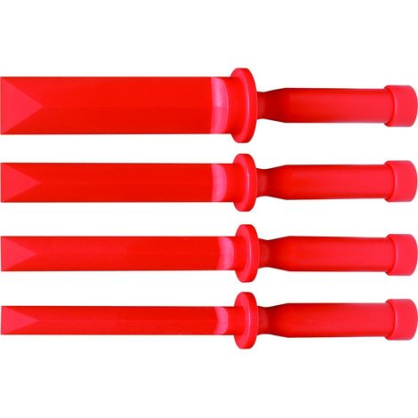 KS Tools 911.8130 Serie di Scalpelli in Plastica Rinforzata con Fibra di Vetro, 4 Pezzi (1/2)