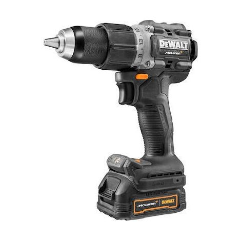 Taladro percutor XR 18V edición McLaren - DEWALT - con 2 baterías 18V 1.7Ah - cargador - maletín - DCD85ME2GT-QW (1/4)