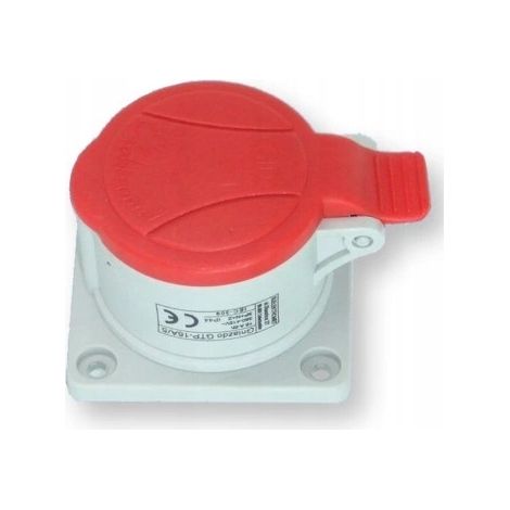 Prise GTP 16/4 - Rouge - 16 A 4P - IP54 - Conception robuste pour une alimentation électrique sûre (1/5)