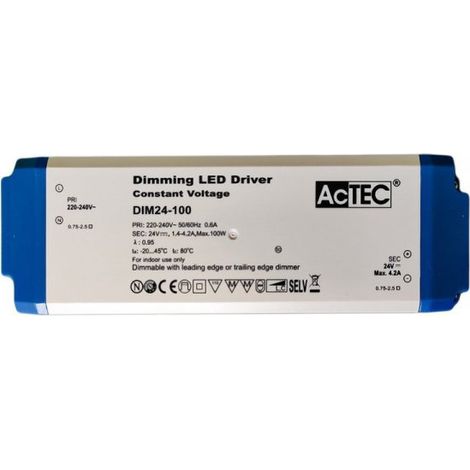 Alimentatore Dimmerabile Con Triac Dimmer Taglio di Fase DC 24V 100W Per Striscia Led 24V DIM24-100 (1/3)