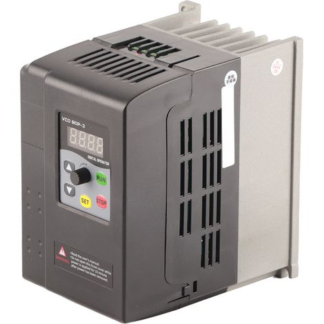 Frequenzumrichter (VFD) für ein- bis dreiphasige Anwendungen, Eingang 220–240 V, Ausgang 0–240 V, Motorsteuerung 2,2 kW, 9,5 A (1/5)