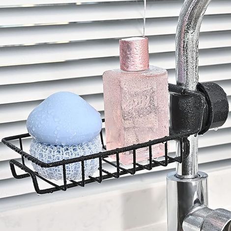 Jabonera sin taladrar, 2 soportes de champú de acero inoxidable, estante de ducha, negro, jabonera colgante para ducha, soporte para jabón en gel, para barras de 18-30 mm (1/5)