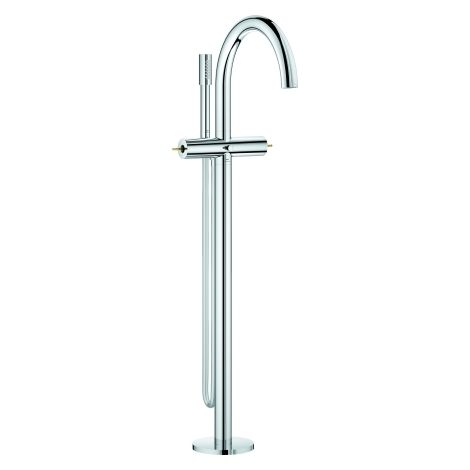 Wannenbatterie Atrio Private C. 25227 Bodenmontage für Hebelgriffe chrom (1/4)