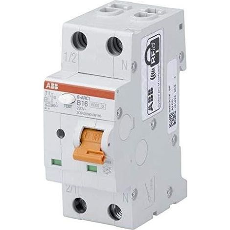 INTERRUPTOR DE FUEGO ABB STOTZ S&J B16,6KA,1P+N S-ARC1 B16 2CSA255901R9165