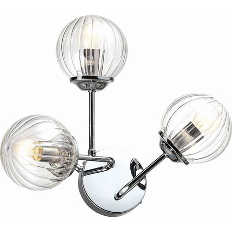 Applique murale Candellux BEST chrome verre 3xE14 IP20 (1/4)