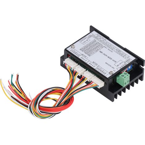 Lot de 2 Pilotes Moteur Pas à Pas Bipolaire 4 Fils 2 Phases, Contrôleur avec Isolation Optoélectronique, Double Axe, Carte Driver CNC (1/5)