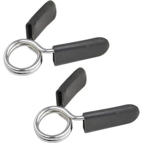 2 pinces à ressort de 1 pouce pour haltères (1/5)
