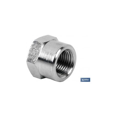 Pacco da 2 Tappi Esagonali con Filettatura Femmina R-1