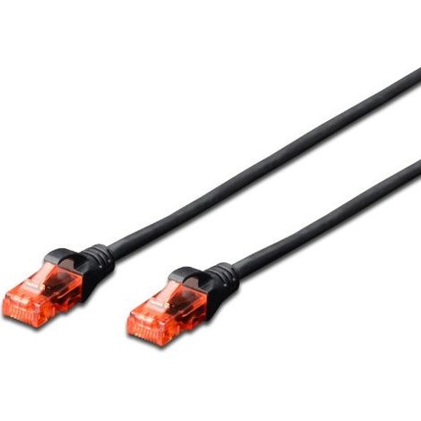 Ewent IM1014 Ethernet-Kabel schwarz 2 Meter Cat6 (1/2)