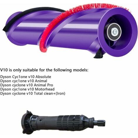NALOOKAMIC Barre de Brosse pour Dyson V10, Accessoires d'aspirateur, kit d'accessoires de Rechange Brosse Principale à Rouleau pour Dyson for Dyson V10 (Size : for V10)-- (1/3)