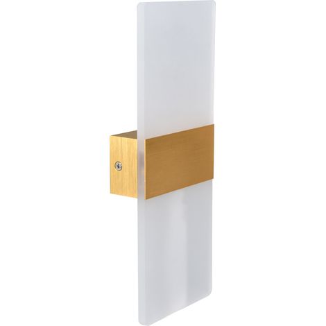 Lumière murale LED en acrylique forme de touches de piano, éclairage haut et bas, aluminium design minimaliste pour chambre, salon, salle à manger, hôtel, bureau, couloir (90-265V, lumière chaude, fin