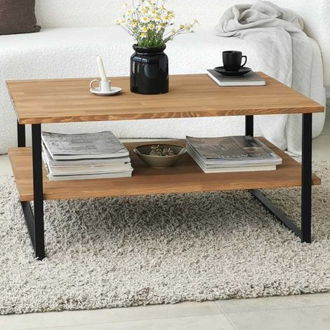 Neta C Table basse BOIS DE PIN Chêne (1/5)