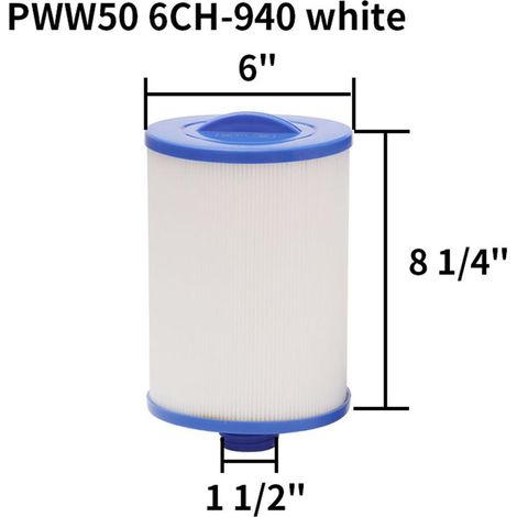 2er-Pack Spa-Filterkartuschen für Pleatco PWW50 Whirlpool-Filter, Spa-Filter für Unicel 6CH-940 Ersatzfilter, Spa Business Whirlpool (1/4)
