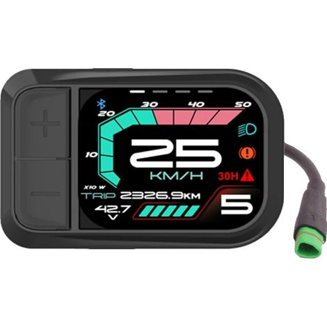Elektrisches Kinderauto, Bluetooth-Konnektivität, Sicherheitsmerkmale, schwarz (1/2)