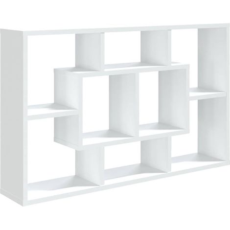 Maison Exclusive - Scaffale a Parete Bianco 85x16x52,5 cm in Legno Multistrato