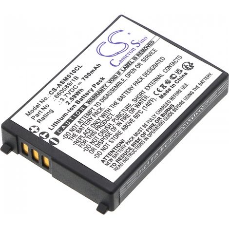 Batterie 3.7V 750mAh Li-ion 660089/1B pour Ascom A51, A71, P71
