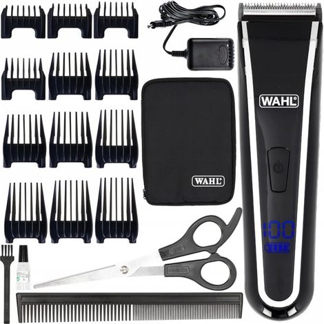 Wahl 1902-0465 Lithium Pro Haarschneidemaschine + 12 Kämme