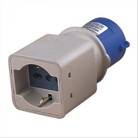 Reer ADATTATORE INDUSTRIALE CEE spina industriale/schuko 2P+T 10 PZ