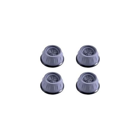 Jeu de 4 pieds de meubles, tapis anti-vibrations pour machines à laver, pieds en caoutchouc antidérapants pour machines à laver, sèche-linge, meubles (1/4)