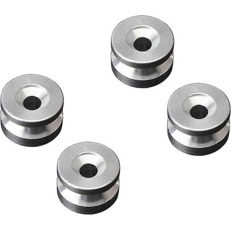 Universelle Motorrad-Gepäckträger-Distanzstücke für Heckboxen-Silver