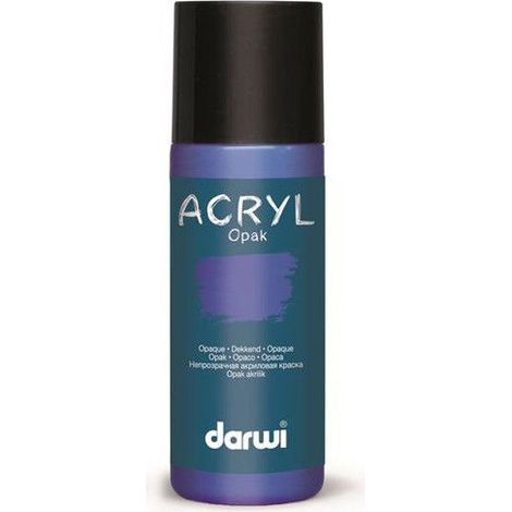 Peinture Acrylique - DARWI - DA0220080256 - Opaque - Bleu outremer - 80 ML (1/2)