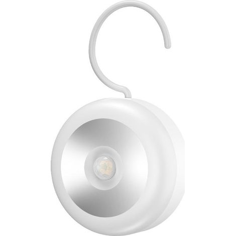 Lampadaire LED à détecteur de mouvement sans fil, applique murale avec crochet intégré et aimant, charge par induction, lot de 2, pour cuisine, salle de bain, couloir, chambre, garage, sous-sol (1/5)