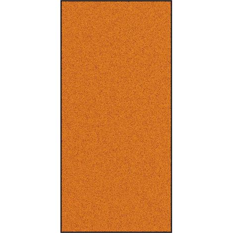 Tapis d'entrée Orange et Noir 120 x 250 cm Polyamide et PVC (1/5)