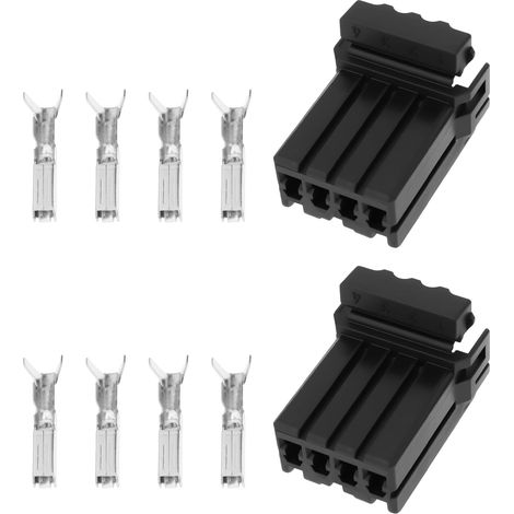 Connecteur Mâle de Réparation Moto 4 Broches 2X 73156-96BK 73154-96BK Compatible avec motos (1/5)