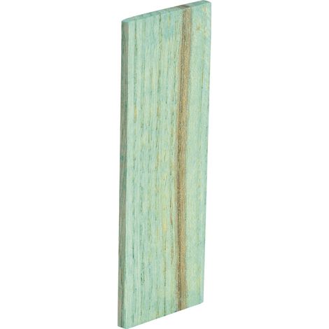 Verglasungsklötze Holz Esche lackiert  Holzklotz 80x24x3 mm  100 Stück Glaserklötze grün