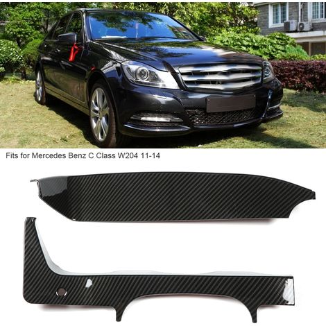 Garniture d'affichage du tableau de bord Mercedes-Benz Classe C W204 (2011-2014) - Kit de 2 pièces en ABS et fibre de carbone (1/5)